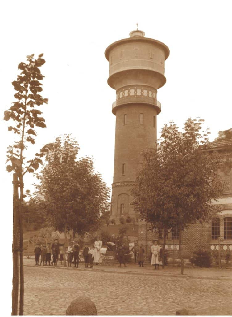 Historisches Bild vom Wasserturm